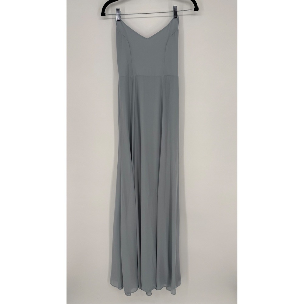 SHOW ME YOUR MUMU GODSHAW GODDESS GOWN BLUE #5720 SMALL NWT MAXI BRIDESMAID